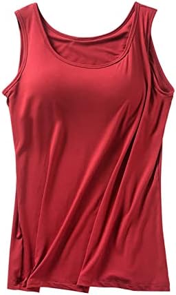 Workout Tank Tops for Women, Athletic Racerback Sports Tank Tops, Compression Sleeveless Shirts A0146 Red#Large