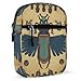 Personalized Small Crossbody Bag Water Resistant Messenger Bags Mini Egyptian Scarab Printing SlingBag For Men Women