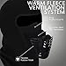 Fantastic Zone Balaclava Face Mask, Winter Fleece Windproof Ski Mask for Men and Women,Black,One Size