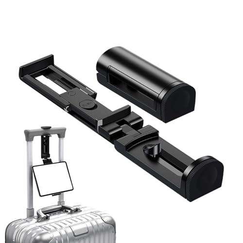 Soporte de teléfono para avión - Soporte plegable para teléfono de avión | Soporte para teléfonos de viaje | Accesorio esencial portátil compatible con tableta con clip para montaje en vulo