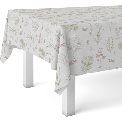 ECOMMERC3 | Mantel Hule Mesa Rectangular Tamaño 100x140 cm - Estilo, Durabilidad y Fácil Limpieza para tu Mesa - Mantel Hule Antimanchas e Impermeable - Niza Multicolor