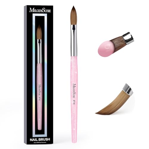 MelodySusie Kolinsky Acrylic Nail Brush,66% Kolinsky Hair Professional Nail Art