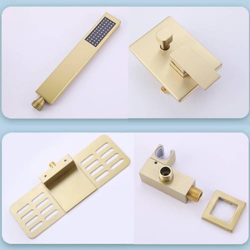 バスシャワー 3way（壁出しヘッド＋ハンド＋スパウト） クローム | KB