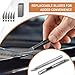 11Pcs Car Window Tint Application Tools Kit,Window Tint Kit, Tinting Tools,Auto Vinyl Wrap Installation Kit with Squeegees, Knife Blades, Spray Bottle for Car Film