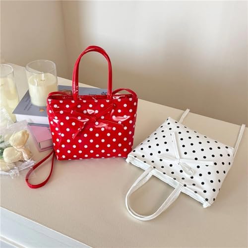 Bolso tote pequeño polka dot para mujer miniatura 7