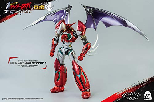Getter Robot: The Last Day Robo-Dou Shin Getter 1 (Threezero Arranged Design) (Metallic Color Version) Collectible Figure #TOP7