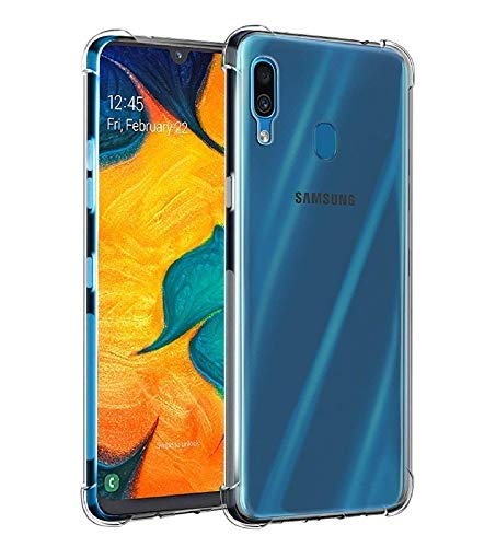 Image of Dashmesh Shopping� Back Case Cover for Samsung Galaxy A20, Galaxy A30, Galaxy M10S Protective Soft Transparent Shockproof Hybrid Protection