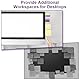 2 Stück Monitor Memo Board, 30x8 cm Memoboard für Monitor, Acryl Message Board, Computer Monitor Memoboard, Acrylic Notizhalter Monitor, Transparent Memo Board PC für Büro, Zuhause, Desktop Organizer