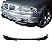 Front Bumper Lip Compatible with 1999-2003 BMW 3-Series E46 Coupe, H Style PU Black Front Lip Spoiler Splitter by IKON MOTORSPORTS