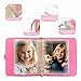 Rheilled Small Mini Kids Photo Album 4x6, Soft & Durable Kids Scrapbook for Boys & Girls, Holds 100 Photos,Perfect Photo Album Gift for Boys, Girls, New Parents, Birthday & Family (Pink)