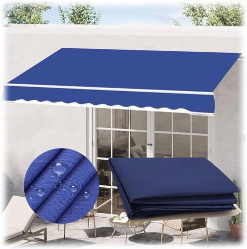 Tela de toldo duradera y retráctil de gran tamaño ideal para proteger ventanas del sol intenso