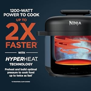 Ninja® HyperHeat™ 9-in-1 Pressure Cooker, 6.5-qt, Blue Macaron, PC201 — photo 5 of 6
