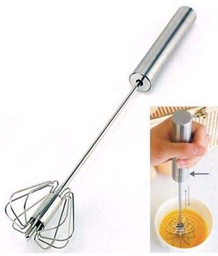 Image of Stainless Steel Spring Mixi Egg /Lassi /Butter Milk Maker /Mixer Hand Blender
