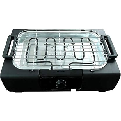 Kynast Tischgrill elektrisch 2000 Watt schwarz Elektrogrill