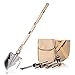 BACOENG 17 in 1 Folding Shovel - with Knife and Fire Starter - Perfect for Snow Shovel, Entrenching Tool, Auto Emergency Kit, Survival Axe, Camping Multitool, Tactical, Military, Self-Defense
