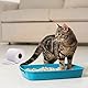 Cat&Rina Extra-absorbierendes Papier-Katzenstreu. Biologisch abbaubar und in der Toilette zu entsorgen.Staubfreies und superleichtes Katzenstreu | 12L