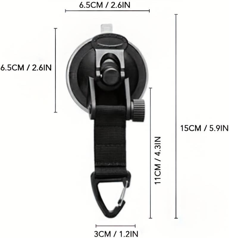 4Pcs Universal Car Suction Cup Anchor Securing Hook Tie Down Camping Tarp As Car Side Awning Outdoor Motorhomes Vans Accessories