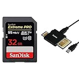 sandisk 32gb micro sd hc1 Lieferumfang: 1 SanDisk Extreme PRO 32 GB SDHC Speicherkarte und 1 Hama USB 3.0 Multi-Kartenleser