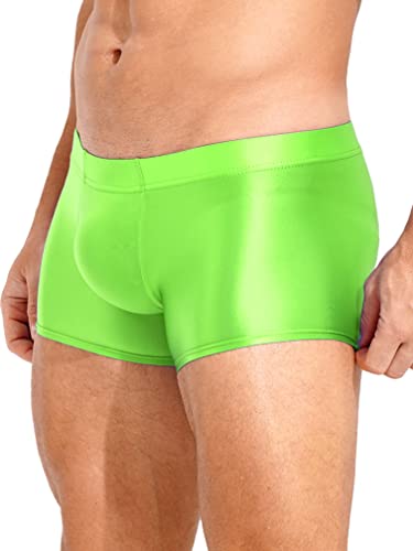 Men's Underwear Ice Silk Boxer Breathable Seamless Transparent Briefs Smooth Underpants4