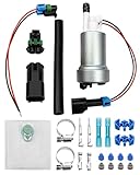 525LPH F90000285 High Pressure Fuel Pump with 400-1168 Install Kit, Universal E85 Intank Fuel Pump
