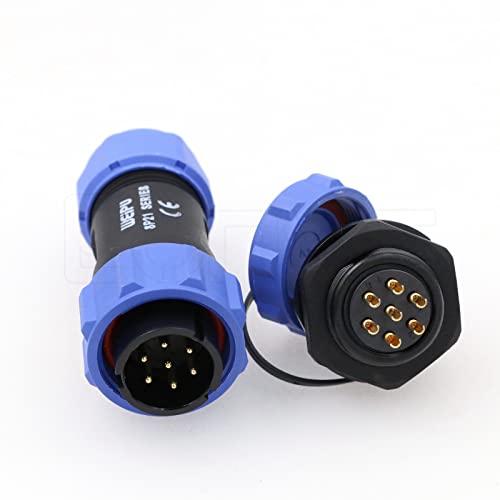 Eonvic Weipu SP21 7 Pin Panel Mount Aviation Plug Socket Waterproof IP68 Connector Cable Industrial Circular Solar Electrical Connector - Image 2