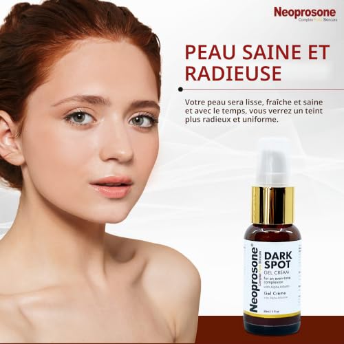 Neoprosone, Correcteur de Taches Brunes pour le Visage - 1 Fl oz / 30 ml - Crème Éclaircissante, Réduit les Imperfections, Taches de Soleil, Taches Brunes sur : Visage, Genoux, Coudes, Zones Intimes – vue 7