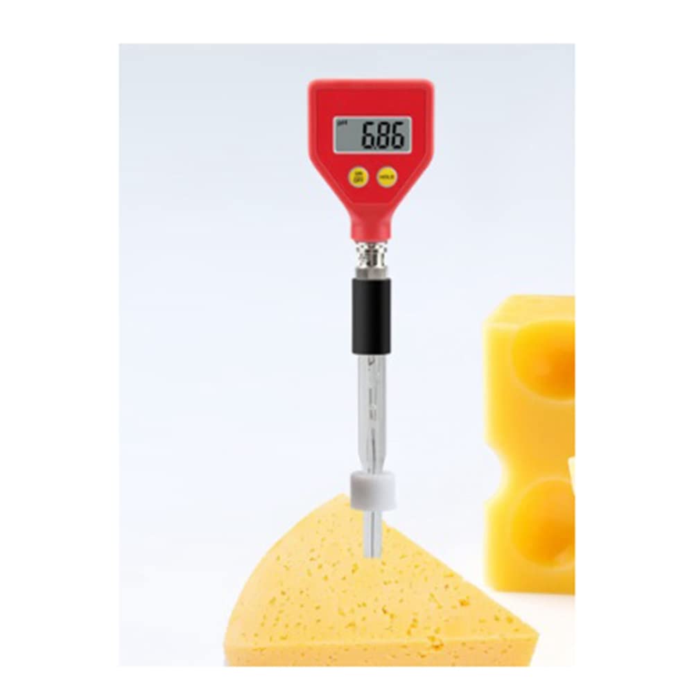 con electrodo de vidrio que mide PH-98108 para agua/queso/leche/suelo rango de prueba PH de 0,00 a 14,00 PH