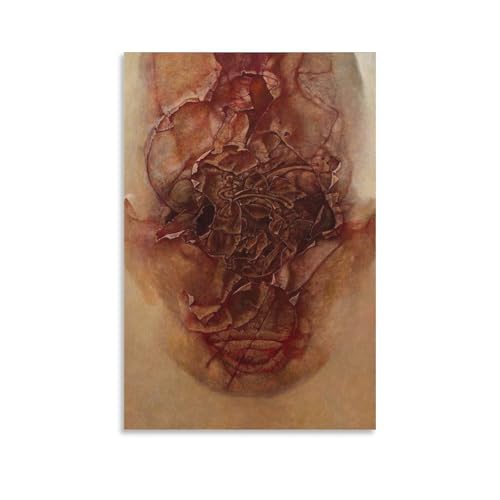 Poster décoratif à suspendre Zdzislaw-Beksinski peinture peintre surréalisme