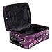 Rockland Fashion Softside Upright Luggage Set, Expandable, Purple Pearl, 2-Piece (14/19)