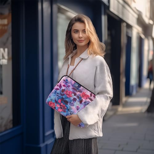 Funda para portátil 13-14 pulgadas impermeable floral miniatura 7