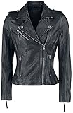Girl-Lederjacke || Normaler Schnitt || Reverskragen || Langlebige Materialien