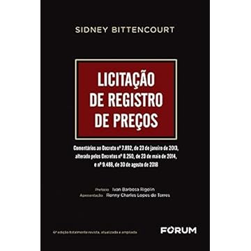 Capa do livro Licitação de Registro de Preços
