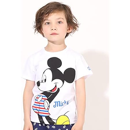 Amazon Co Jp Babydoll ベビードール Disney ディズニー 子供服 キッズ 男の子 女の子 ソーラー マジック Tシャツ 90cm スティッチ 5265k 服 ファッション小物