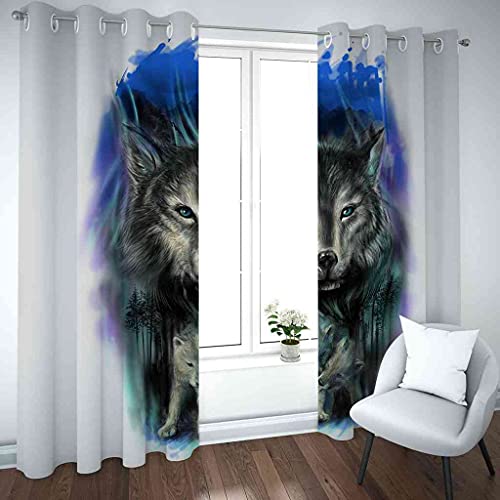 Rideau salon occultant loup thermique isolant phonique à oeillets - 4