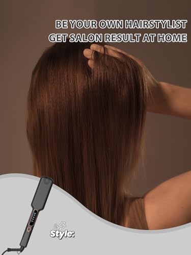 Plancha de Pelo 50mm con Placas Anchas y Temperatura Ajustable miniatura 2