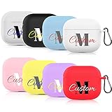 EMIDY Custom Name AirPods 3rd Third Generation 2021 Protective Cover Frosted Black Blue White Transp