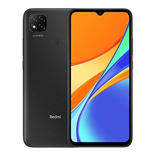 Xiaomi Redmi 9C Teléfono libre 2GB RAM + 32GB ROM, 6.53” Dot Drop Display, Procesador Octa Core 5MP Frontal y 13MP Cámaras Triples Versión Global (Gris)