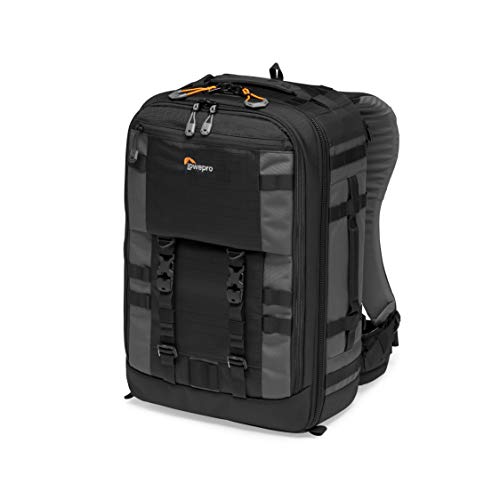 Lowepro Pro Trekker BP 350 AW II, Camera Bag, Backpack with Recycled Fabric, Fits 15” Laptop or Tablet, MaxFit Dividers, Weatherproof Cover, Mirrorless DSLR Case, Black Dark Grey, LP37268-GRL