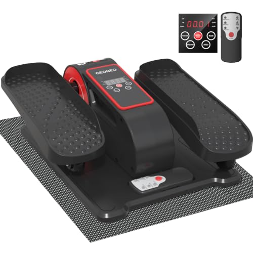 Image of Under Desk Elliptical Machine, Electric Elliptical Leg Exerciser for Senior | Quiet and Compact Electric Seated Pedal Exerciser for Home with Monitor, Remote Control and 12 Adjustable Speeds