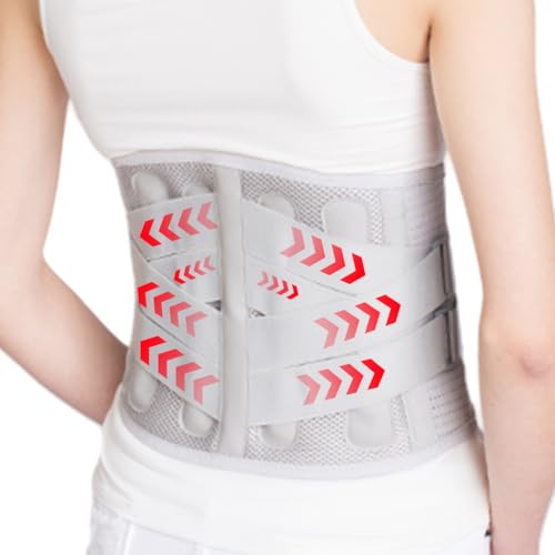 Malloraned Back Brace for Lower Back Support,Unisex Lumbar Support Belt for Herniated...