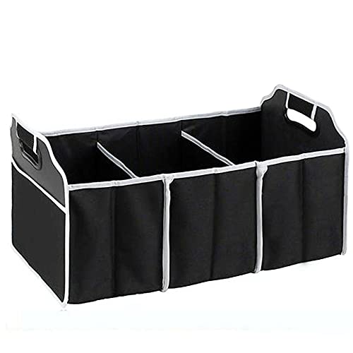 CRYSTAL CROWN Organiseur de coffre de voiture | Robuste et pliable | Rangement 2 en 1 Cover