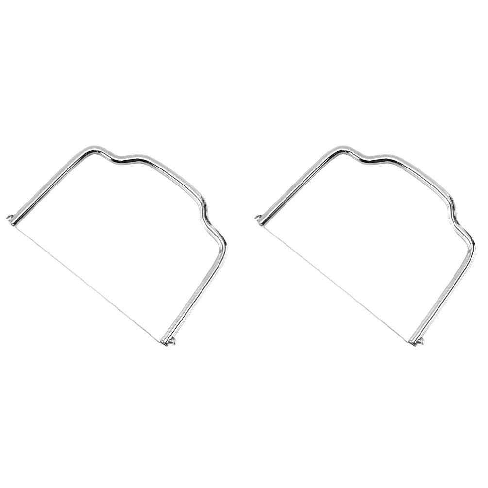 2pcs Slicer Cake Slicing Leveler Cheese Slitter Cake Cutter Cake Leveler Fruit Cutter Kitchen Tool Handheld Butter Cutter Baking Utensil