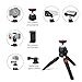 Polarduck Mini Tripod Cell Phone Tripod Tabletop Holder Tripod Stand for iPhone/Camera/DLSR/Android Smartphone/Projector with Phone Holder & Sport Camera Mount, Fully Adjustable Angle & Rotation