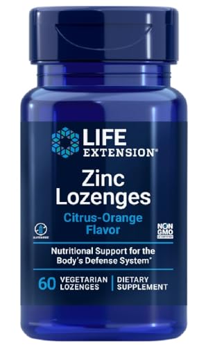 Life Extension - Zinc Lozenges - 18,75mg, 60 Pastillas Vegetarianas de Zinc