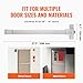 VEVOR Door Push Bar Panic Exit Device, 28” Stainless Steel Commercial Emergency Exit Door Push Bar with Exterior Lever and 3 Keys, Emergency Exit Door Hardware for 28