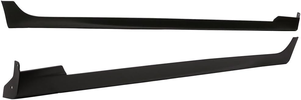 Fit 2014-2018 Mazda 3 PP Polypropylene Side Skirts MP Style Unpainted Black