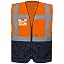 Orange/Navy