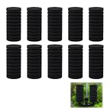 10 Stück Schwammfilter Aquarium, Rund Vorfilterschwamm Filter Schwamm