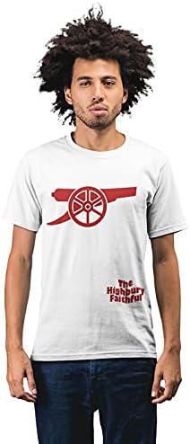 Revind.442 Arsenal Highbury Faithful Men's 100% Cotton Round Neck T-Shirt