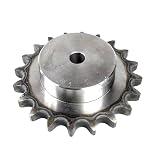 Kettenrad 16B-1 z=20 mit Nabe Gehärtet Marka Ozdowski hochwertige Antriebstechnik für 1 Zoll Rollenkette, robuster Stahl C45, Z=20